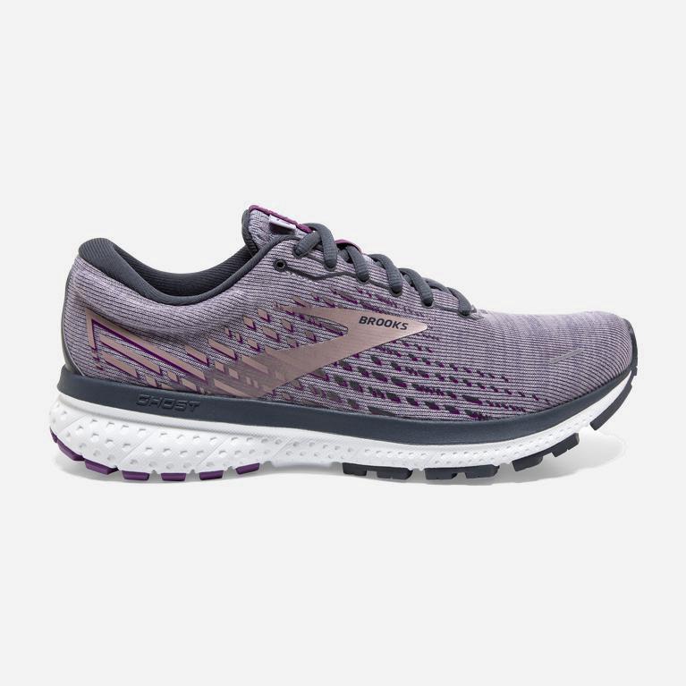 Brooks Ghost 13 Israel - Women's Road Running Shoes - Lavender Purple/Ombre/Metallic (61927-MJPF)